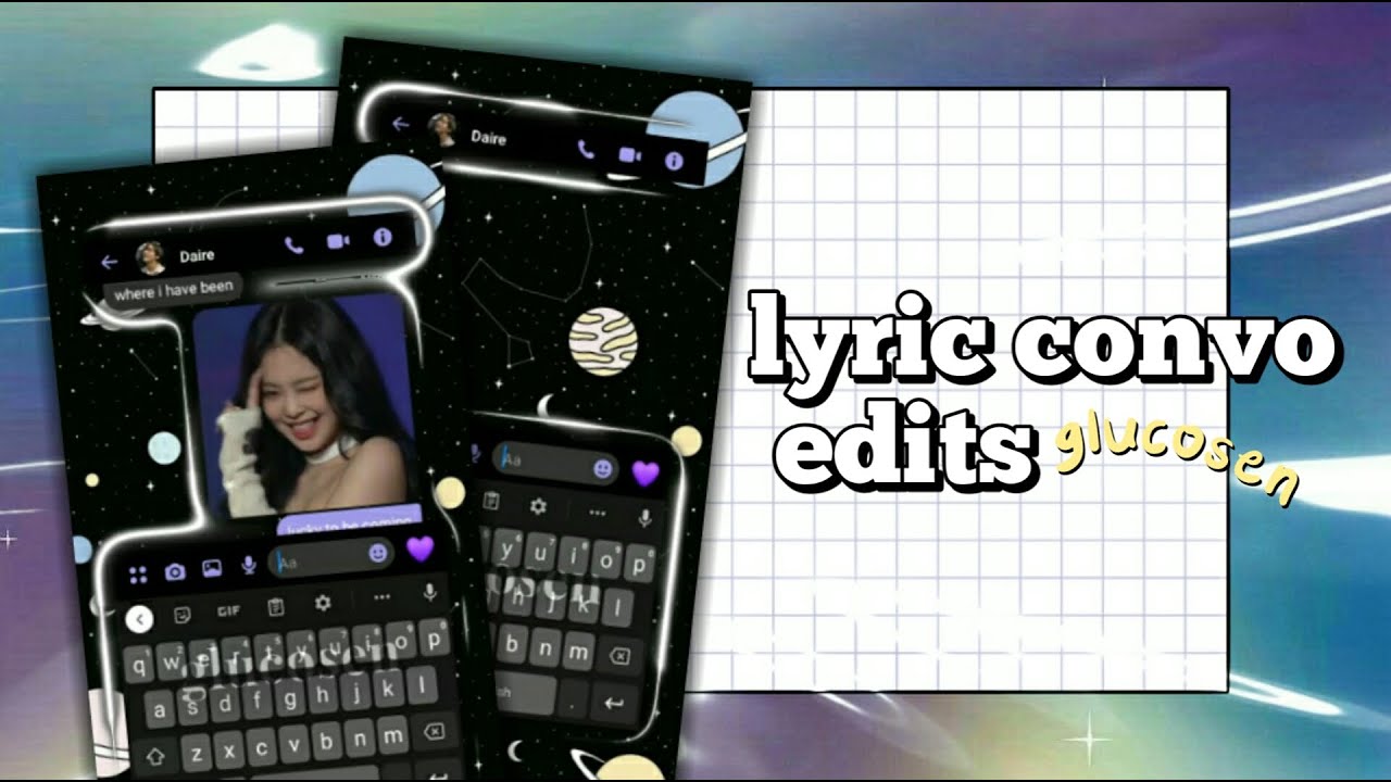 how to edit lyric video on Alight Motion • floating convo + wavy bg ...