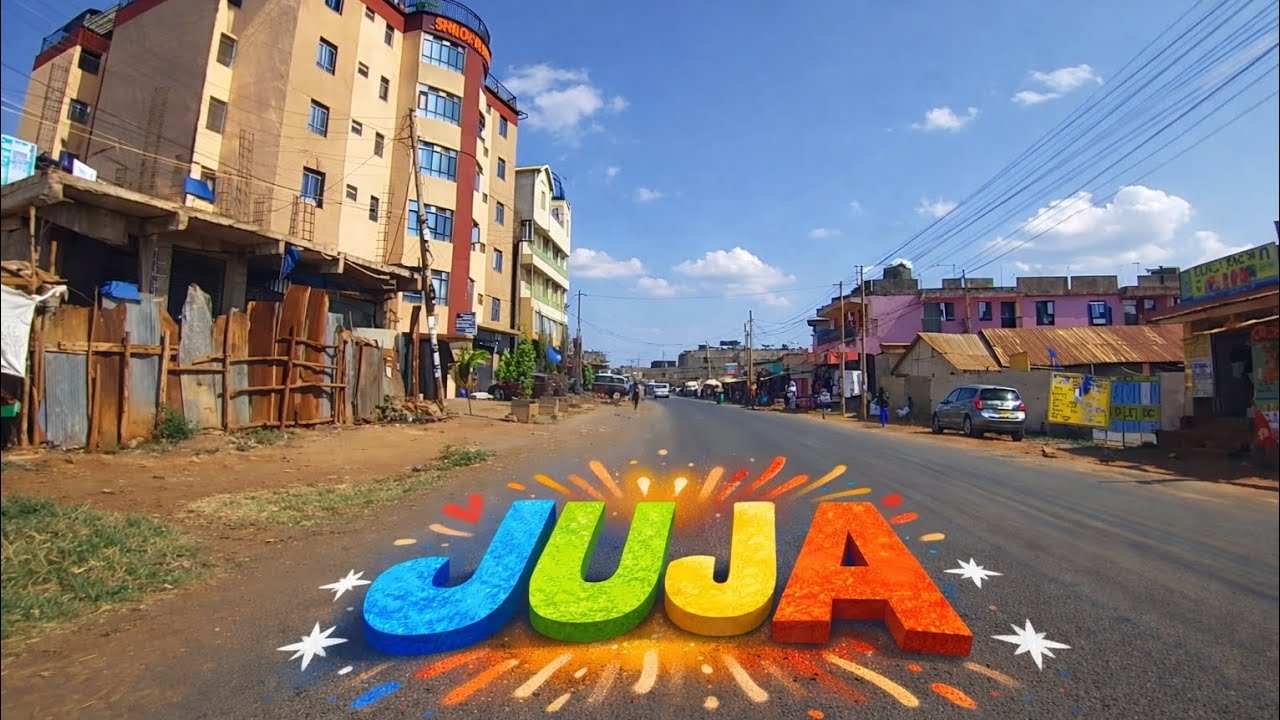 Officer on Duty in Dusty Streets of Juja Kenya.