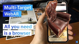 WebAR: Multi-Target Tracking In Augmented Reality (for web browsers) — MyWebAR.com screenshot 3