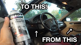 PAINTING MY BMW DASHBOARD! (CHEAP)