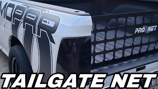 ProNet Tailgate Net Install On Ram Truck