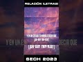 Relacíon - Sech letra #shorts #viralvideo #reggaeton #sech #Relacíon