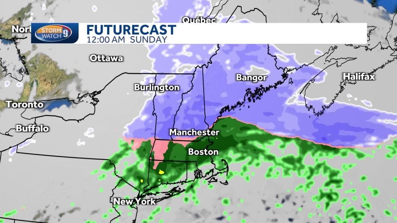 Hour-by-hour look: Snow moves through New Hampshire Saturday, Sunday ...