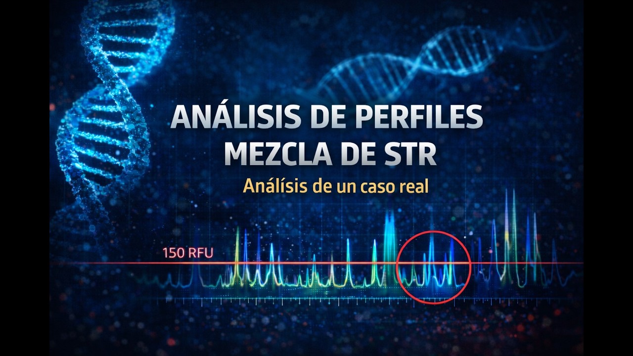 🧬 Ejercicio 1: perfiles mezcla STR (I). ¿Podrías resolver este caso de Genética Forense?