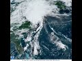 GOES East Satellite loop from July31 to August 5, 2020 Hurricane Isaias