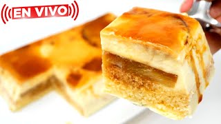 En VIVO: PASTEL de PIÑA con 4 INGREDIENTES y SIN HORNO🍍🍰😋 ( ANANÁS) Receta en directo