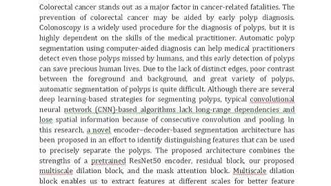 Context Aware Automatic Polyp Segmentation Network With Mask Attention