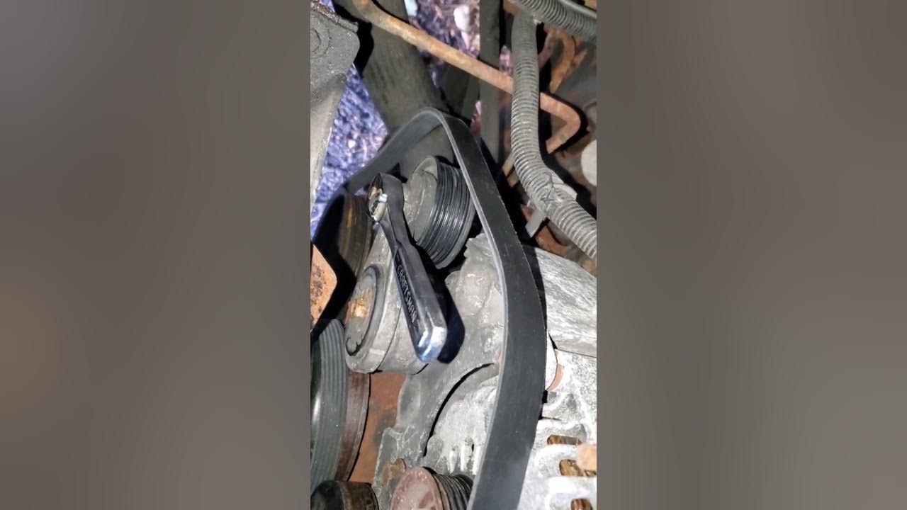01 chevy express 3500 serpentine belt replacement and diagram #