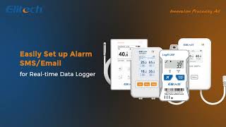 Real-time Single-level or Multi-level Alarm via SMS/Email - Elitech WiFi/4G Temperature Data Logger screenshot 4