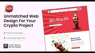 Coca Meme Coin Figma Website UI Design – Create Viral Meme Token Crypto Websites 🥤🪙🚀