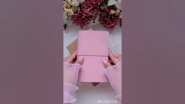 ASMR Aesthetic Unboxing 🩷 Pink Travel Journal #asmr #journal #shorts