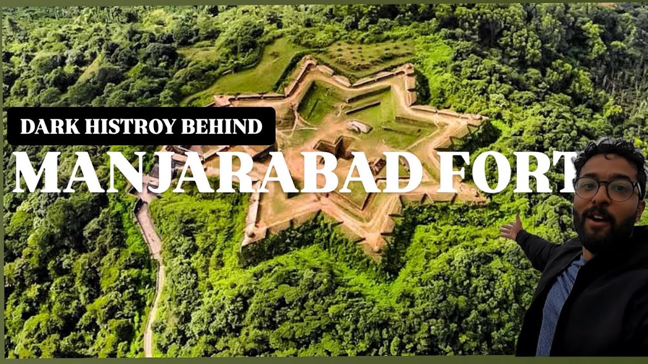 Hidden History of Manjarabad Fort – Unbelievable Aerial Views! 🇮🇳✨