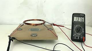 Magnetic levitation with neodymium magnets and coil, DC volts