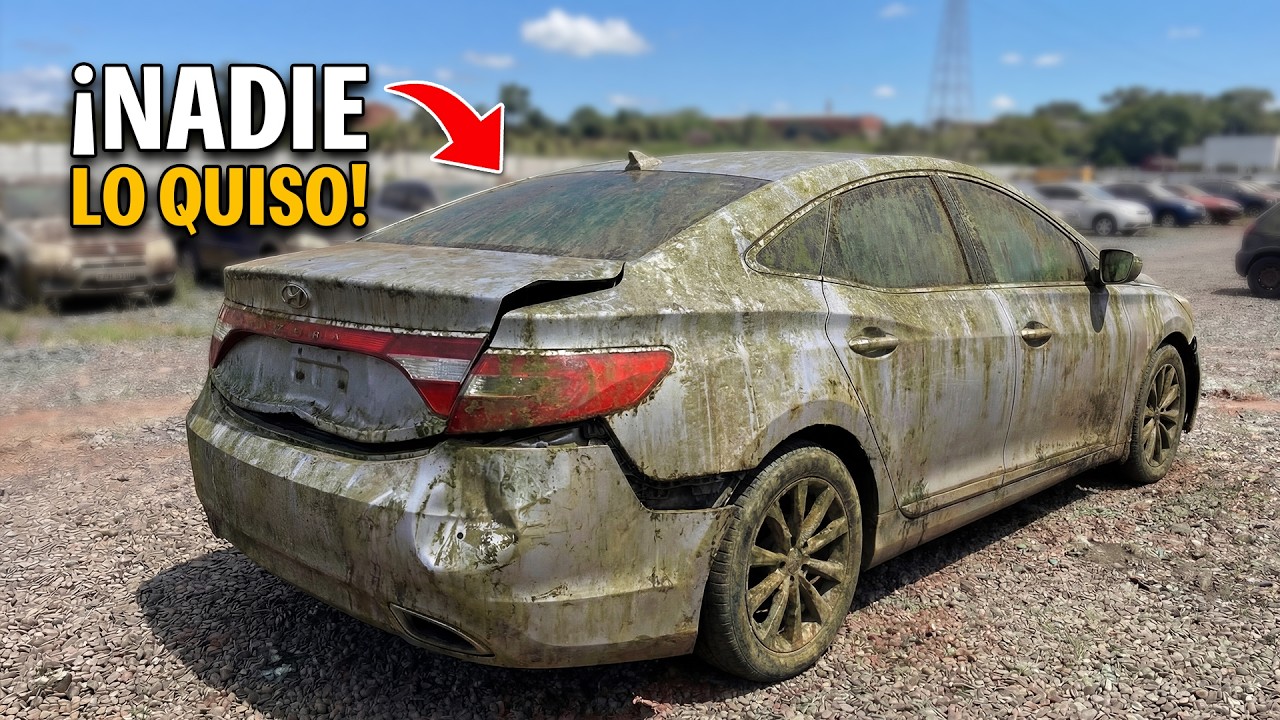 ¡COMPRÉ este AZERA V6 de POLICÍA que NADIE QUISO por $72 MIL PESOS! ¿VALIÓ LA PENA?