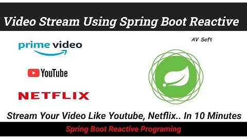 Video Stream Using Spring Boot Reactive Programming webflux