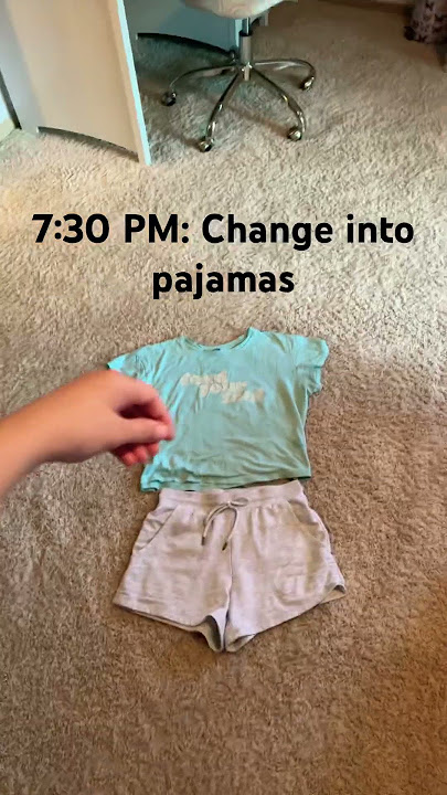 My school night routine!