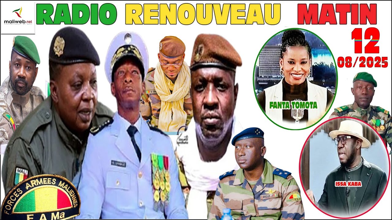 LE MATINAL DE LA RADIO RENOUVEAU FM du 12 Août 2025