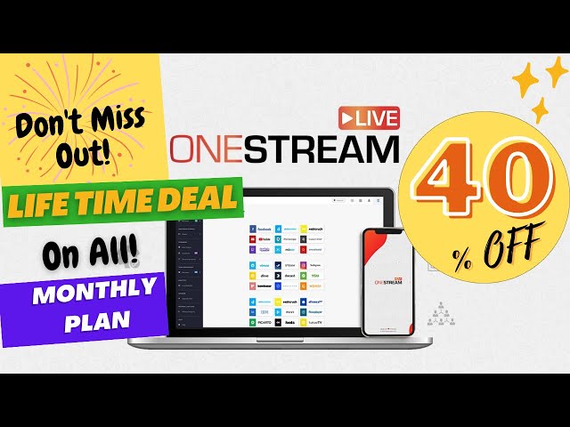 OneStream Live Lifetime Deal and Product Tutorial or Demo ( Christmas  New year 2023 Special Offer)