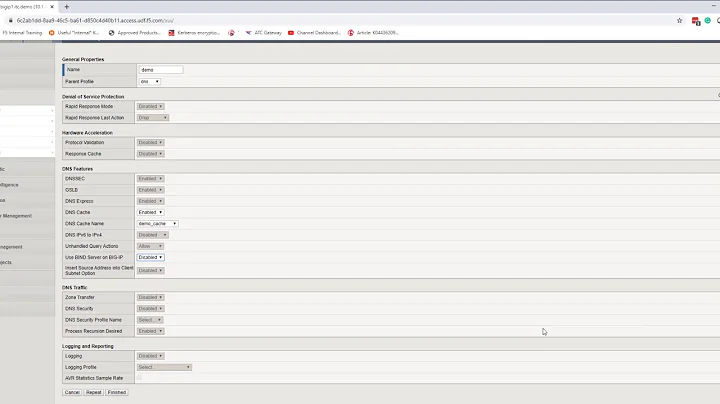 DNS Load Balancing with a Transparent Cache