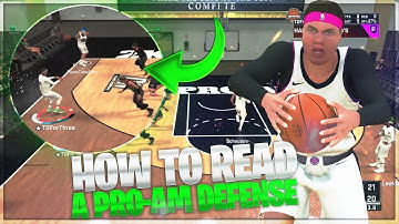 NBA 2K20 Tips: How To Read A Defense In ProAm! How to become an ELITE Passer!