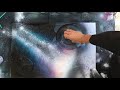 [Vertical]spray paint art Blue Lake/スプレーアート作品『Blue Lake』