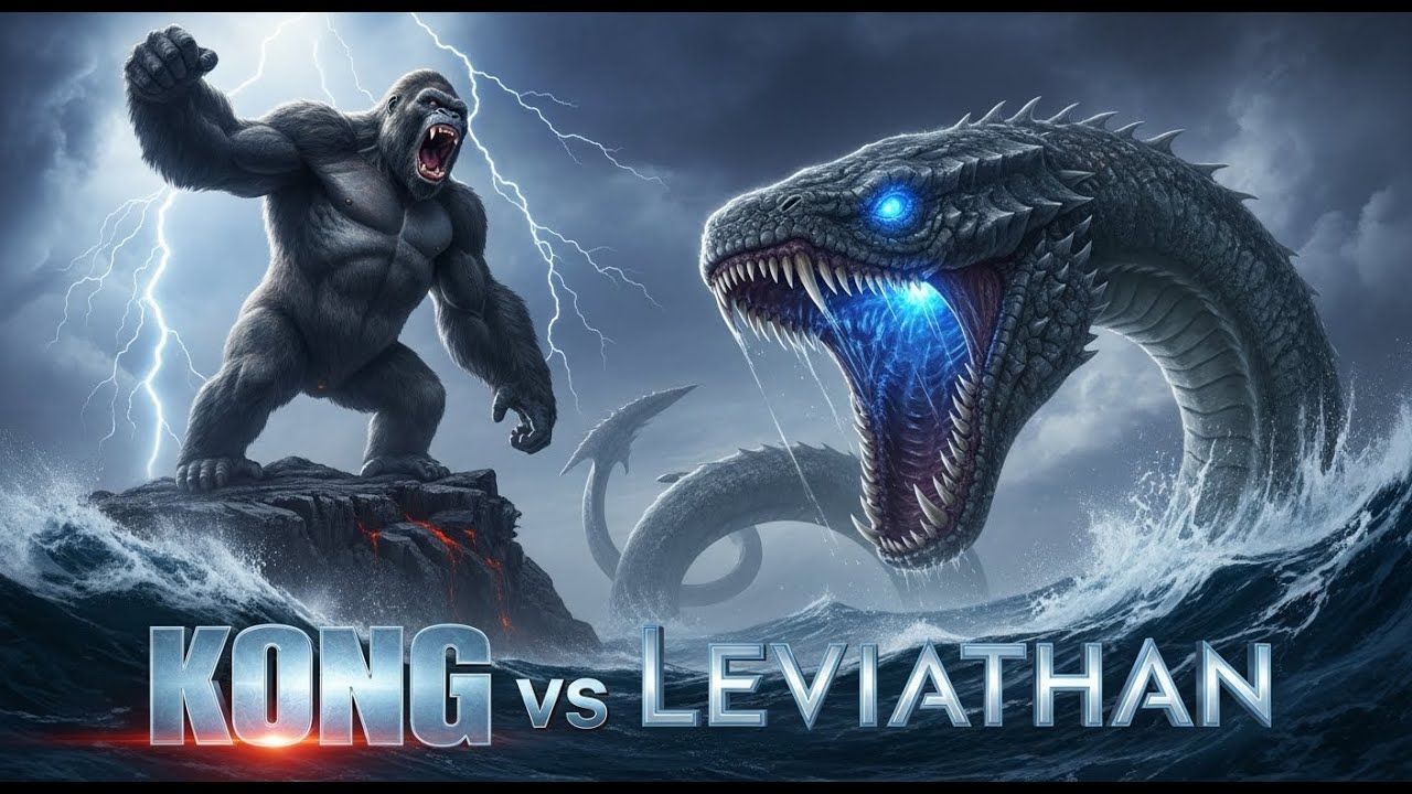 King Kong vs Leviathan: The Primal Guardian vs The Abyssal God | Full Epic Battle Story