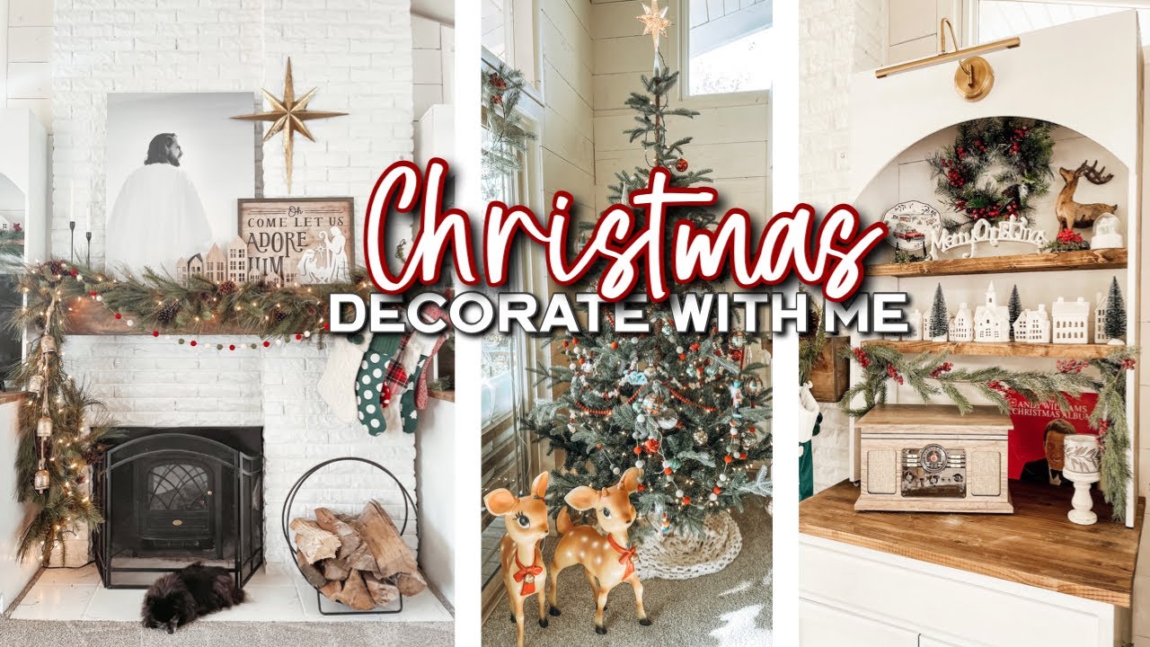 🎄 DECORATE WITH ME FOR CHRISTMAS 🎅🏻 Nostalgic Christmas Decor
