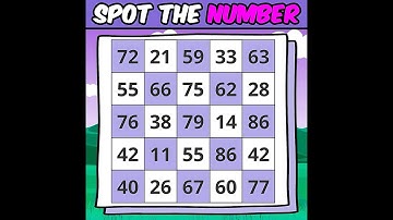 Can You Find The 2 Matching Pairs of Numbers? 🔢 | Numbers Search | Fun Math Quiz