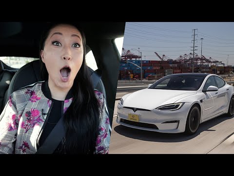 Mari Takahashi Goes 0–60 in the Tesla Model S Plaid // Omaze