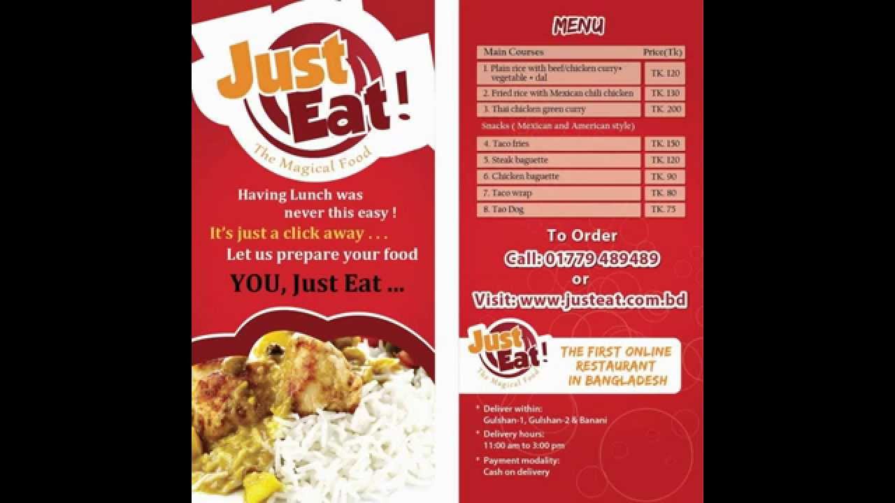 Just Eat BD Menu Online