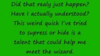 Wicked-The Wizard and I  song und lyrics