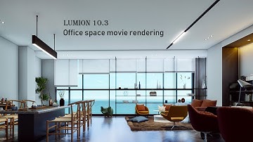 LUMION 10.3  Office space movie rendering
