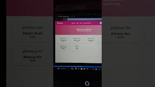 Meesho Home Page Interface by JavaScript