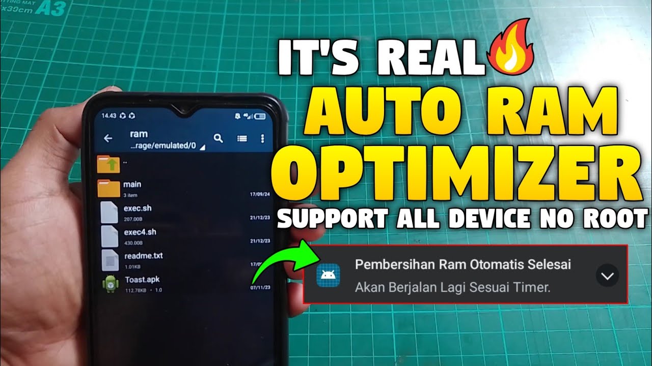 Cara Optimasi RAM Android Secara Otomatis Tanpa Ribet🔥