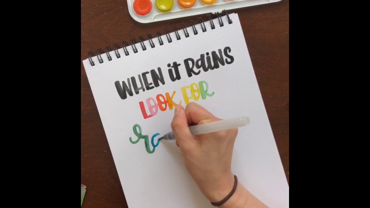 How to Watercolor with Kassa Water Brush Pens - YouTube