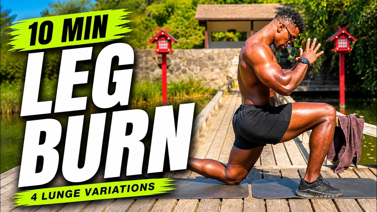 10 Minute Leg Workout | Get Toned Legs & Glutes at Home | No Equipment ...