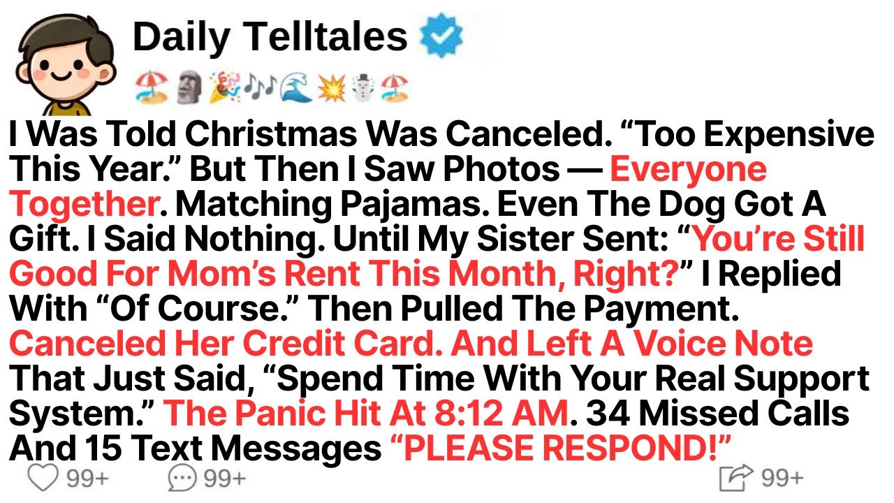 I Was Told Christmas Was Canceled. “Too Expensive This Year.” But Then I Saw Photos