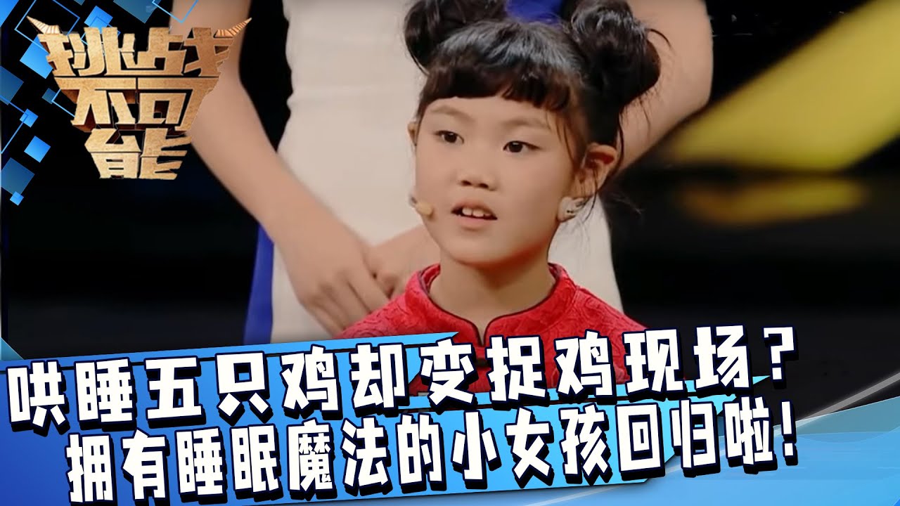 那个能够哄睡动物的小女孩回来啦！连续哄睡五只鸡却变成大型捉鸡现场？| 挑战不可能 Impossible Challenge