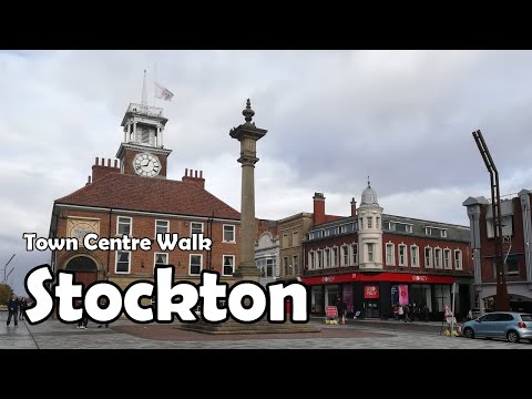 Stockton-on-Tees Town Centre Walk | Let's Walk 2020