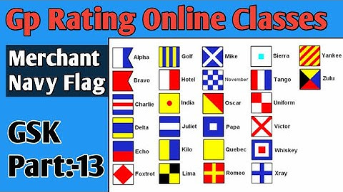 Use Of Flag GP Rating Online Classes GSK Part:-13