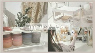 机紹介 My Desk Tour 机の模様替え 無印良品 韓国風インテリア Ikea 책상 소개 Youtube