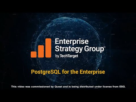 Enterprise Strategy Group: PostgreSQL for the Enterprise