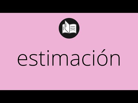 Vídeo: Què és una estimació?