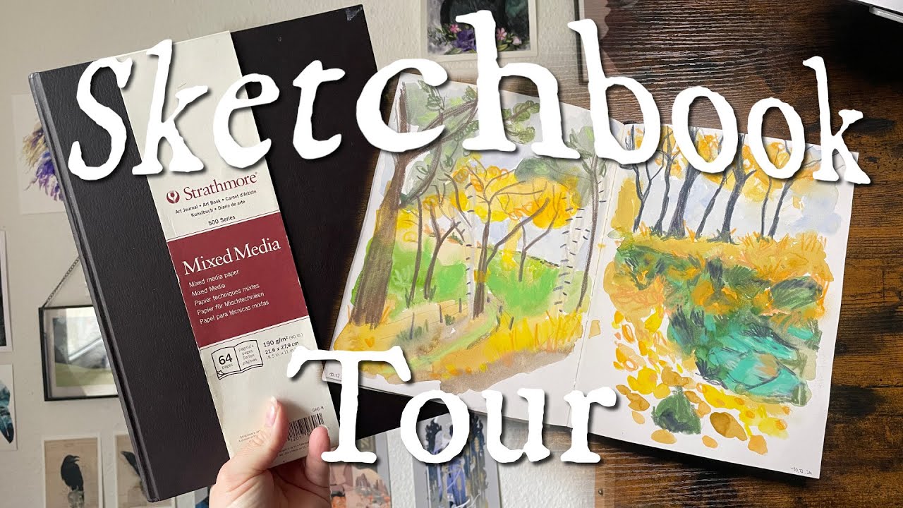 Mixed Media Madness  - wenn man alles in ein Sketchbook packt!