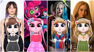 My Talking Angela’m 2 / Wednesday Addams 🆚M3EGAN 🆚 Mommy 🆚 Harley Quinn In Angela 2 / cosplay