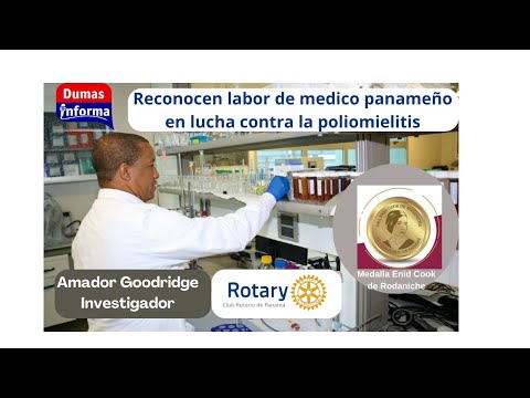 Club Rotario de Panamá reconoce labor del Dr. Amador Goodridge por su lucha contra la poliomielitis
