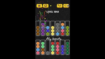 ball sort puzzle level 1049