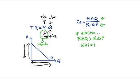 The relationship between Elasticity and Total Revenue
