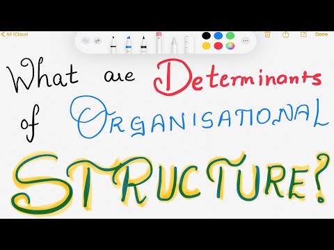 What factors determine the structure of an organisation? | Determinants of Organisation Structure |