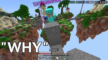 i BLOCK TRAPPED someone Hive SkyWars (Minecraft bedrock)